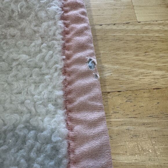 Biederlack Acrylic Blend Throw Blanket Pastels Reversible Cottage Hearts Kawaii - Picture 7 of 9